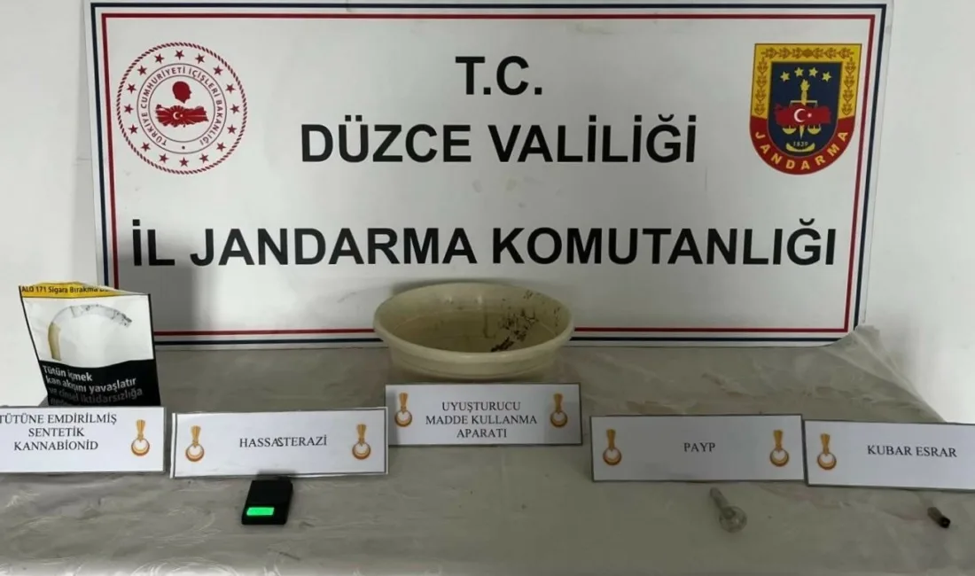 DÜZCE (İHA) – Düzce’de polis ve jandarma narkotik suçlarla mücadele