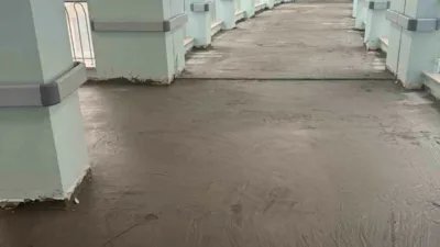 Düzce Atatürk Devlet Hastanesi zemin kat klinikler bölümünde başlatılan yenileme