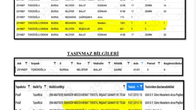 Bursa’da eski Nilüfer Belediye Başkanı Turgay Erdem’in usulsüz emsal artışı