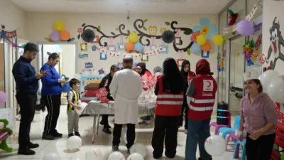 Kastamonu’da hastanede tedavi gören çocuklar, 23 Nisan’ı çeşitli etkinlik ve
