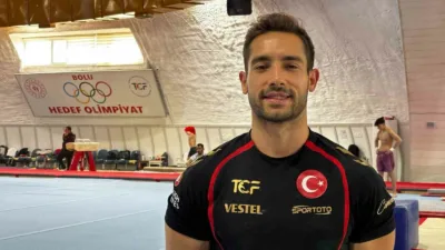 Dünya ve Avrupa şampiyonu milli cimnastikçi İbrahim Çolak, Bolu’daki hazırlık