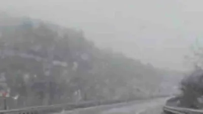 Karabük’te Nisan ayında kar yağışı etkili olmaya başladı. Karabük-Çerkeş kara