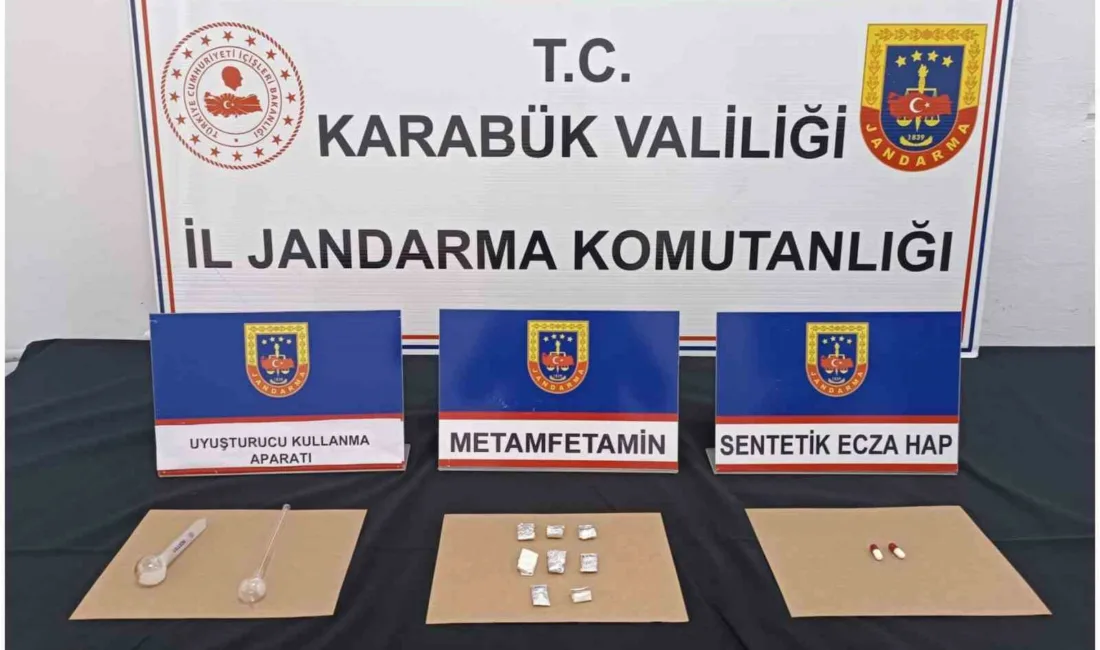 Karabük’te jandarma ekiplerince düzenlenen 3 ayrı uyuşturucu operasyonunda 10 şüpheli