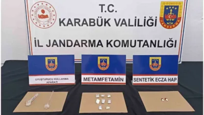 Karabük’te jandarma ekiplerince düzenlenen 3 ayrı uyuşturucu operasyonunda 10 şüpheli