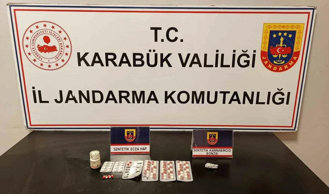 Karabük’te jandarma ekiplerince düzenlenen operasyonlarda uyuşturucu madde ile tefecilik suçuna