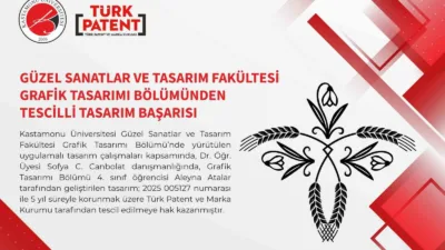 Kastamonu Üniversitesi’nde yürütülen uygulamalı tasarım çalışmaları çerçevesinde geliştirilen desen tasarımı,