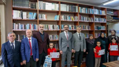 Kastamonu’nun Taşköprü ilçesinde İlçe Halk Kütüphanesi tarafından Kütüphaneler Haftası kapsamında