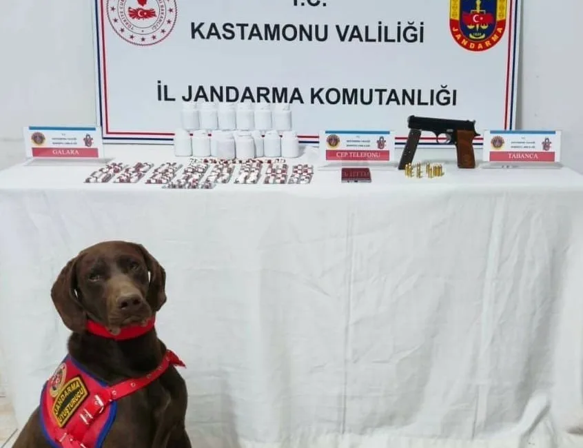 Kastamonu’da jandarma ekipleri tarafından gerçekleştirilen uyuşturucu operasyonunda gözaltına alınan 1