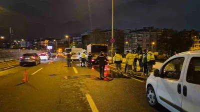 Ankara’nın Çankaya ilçesinde kaza yapan motosiklet sürücüsü ağır yaralandı. Edinilen