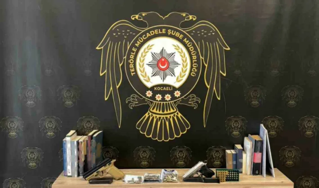 Kocaeli’de, İstanbul Beşiktaş’ta İsrail Konsolosluğu önünde gerçekleştirilen silahlı saldırıyla irtibatlı