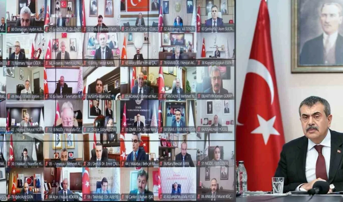 Milli Eğitim Bakanı Yusuf Tekin, 81 ilin milli eğitim müdürüyle