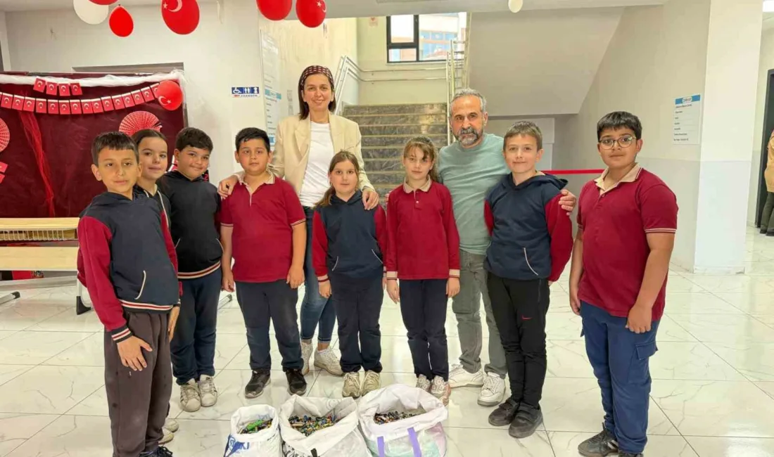 Karabük’te ilkokul öğrencileri, çevre kirliliğinin önlenmesi ve geri dönüşüm bilincinin