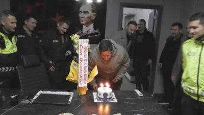 Zonguldak’ın Kilimli ilçesinde kavga ihbarı üzerine olay yerine gelen polis