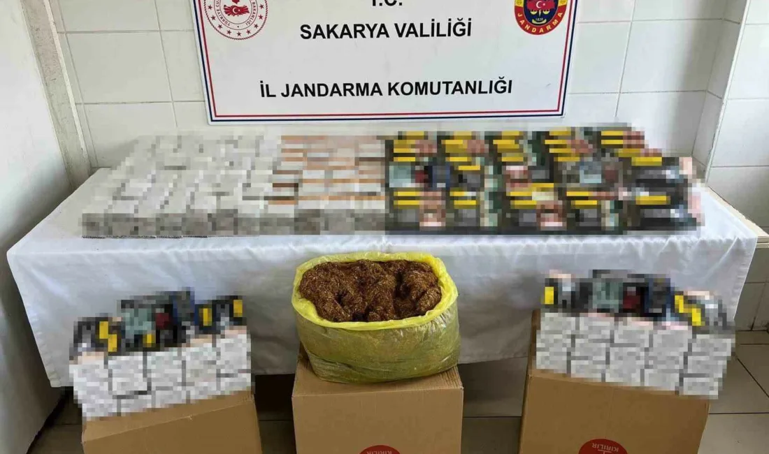 Sakarya’nın Hendek, Karasu ve Kocaali ilçelerinde jandarma ekiplerince yapılan kaçakçılık
