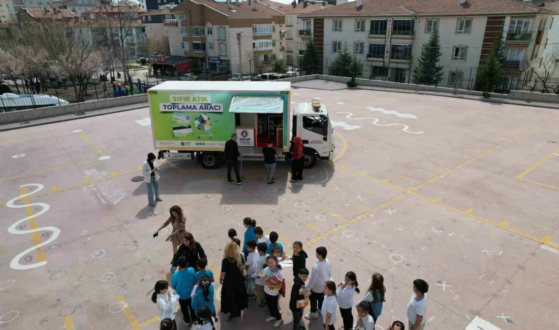 Sincan Belediyesi gelecek nesilleri bilinçlendirmek adına okullarda sıfır atık konusunda