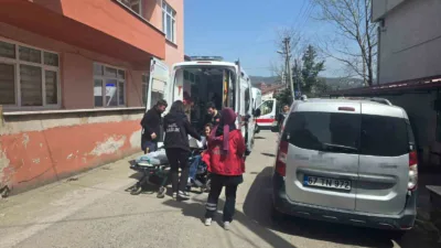 Zonguldak’ın Ereğli ilçesinde bir evde banyodaki elektrikli şofbenin alev alması