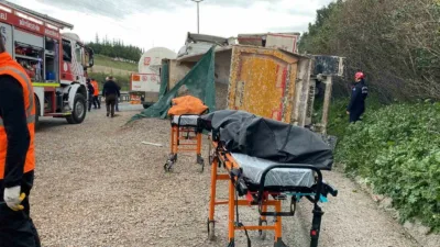 TEM Otoyolu’nun Kocaeli geçişinde aralarında LPG tankeri ve tırların da