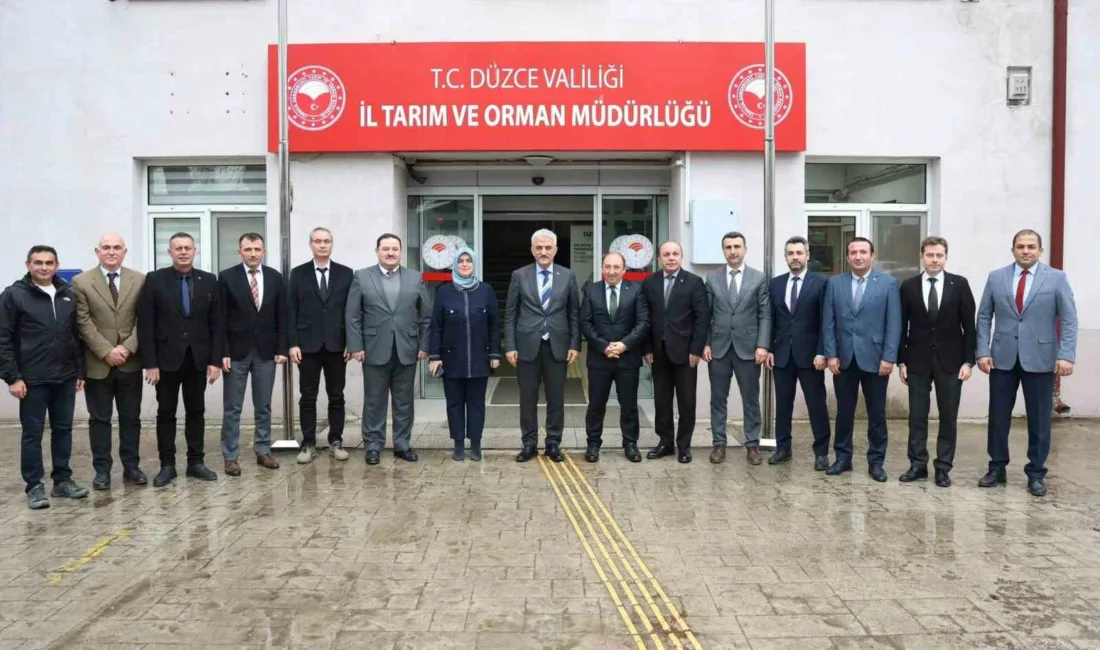 DÜZCE(İHA) – Düzce İl Tarım ve Orman Müdürlüğüne ziyaret eden