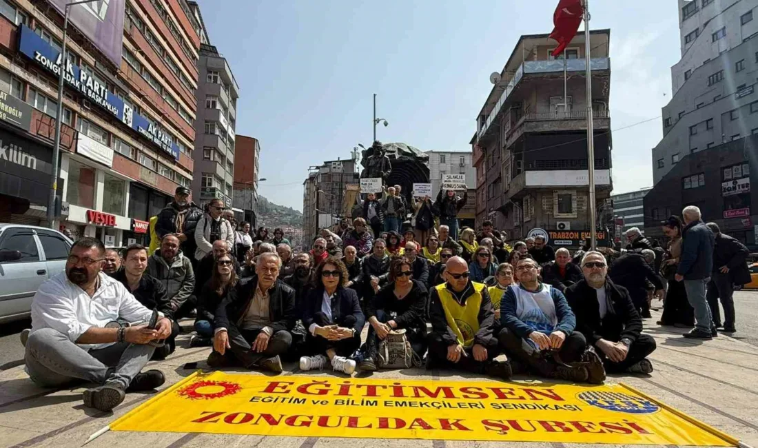 Zonguldak’ta Eğitim ve Bilim Emekçileri Sendikası üyeleri, Şanlıurfa ve Kahramanmaraş’ta