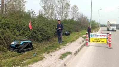 Kocaeli’de sürücülerin görüş açısını daraltan ve görüntü kirliliği oluşturan yabani