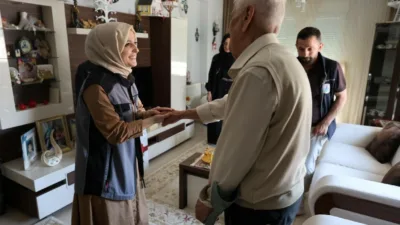 Kartepe Belediyesi Alo Evlat Sağlık Kulübü ekipleri, Kurban Bayramı dolayısıyla