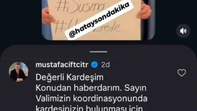 İçişleri Bakanı Mustafa Çiftçi, 19 Şubat tarihinden beri kayıp olan