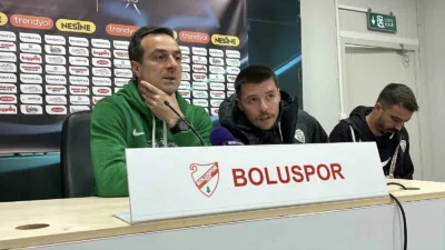 Trendyol 1. Lig’in 38. haftasında oynanan Boluspor Serikspor maçının ardından