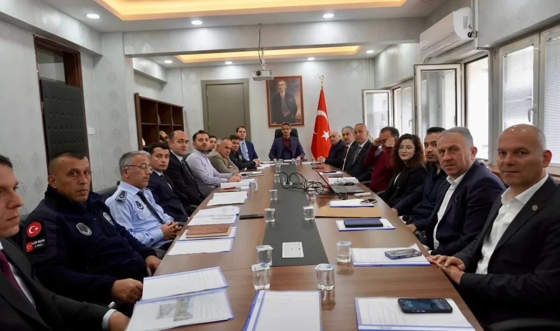 Çaycuma’da bağımlılıkla mücadele kapsamında yürütülen çalışmaların değerlendirilmesi amacıyla koordinasyon toplantısı