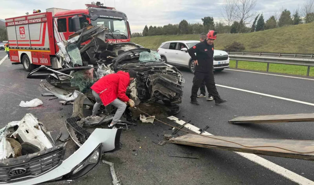 Düzce’de 2026 yılında 284 trafik kazasında 5 kişi hayatını kaybetti,