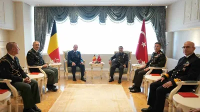 Genelkurmay Başkanı Orgeneral Selçuk Bayraktaroğlu, Belçika Genelkurmay Başkanı Orgeneral Frederik