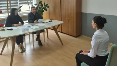 Kastamonu Üniversitesi Sivil Havacılık Yüksekokulu öğrencileri, mülakat simülasyonunda deneyim kazandı.