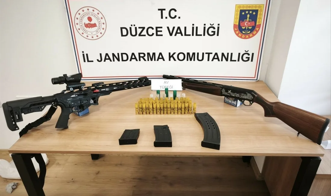DÜZCE(İHA) – Düzce’de jandarma ekipleri tarafından ateşli silahların kullanılarak genel