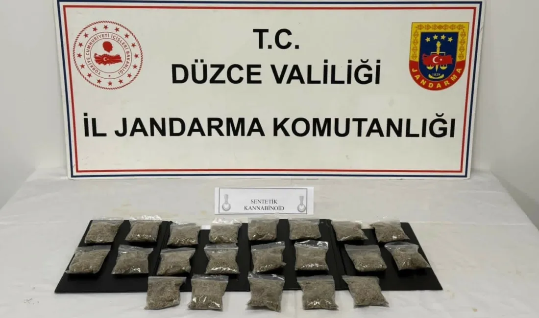 Düzce’de bir haftada jandarma ekiplerince düzenlenen operasyonlarda 23 uyuşturucu satıcısı