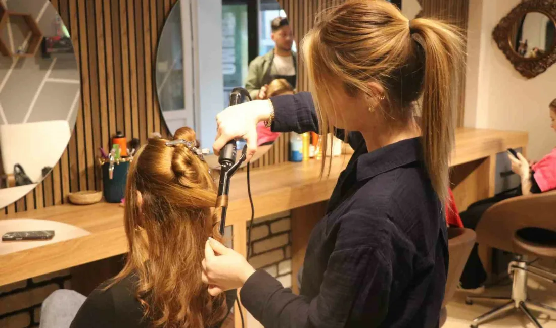 Bolu’da kuaför ve güzellik salonları randevulu sistemle yoğun bayram mesailerini