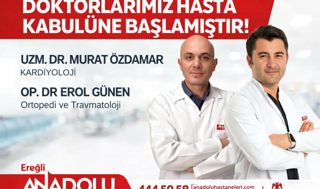Zonguldak Karadeniz Ereğli ilçesinde Kardiyoloji ve Ortopedi uzmanları bölge halkına