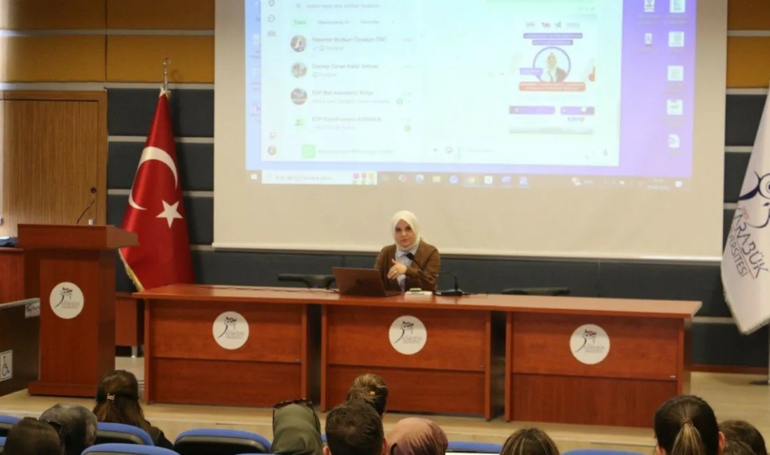 Karabük Üniversitesi’nde (KBÜ) gerçekleştirilen “Akademik Yazımda Dijital Çözümler” eğitiminde, akademik