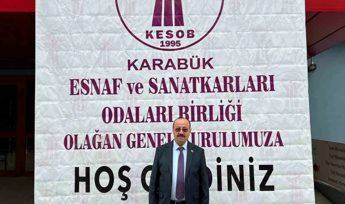 Karabük’te Esnaf ve Sanatkârlar Odaları Birliği’nin olağan kongresi gerçekleştirildi. Mevcut