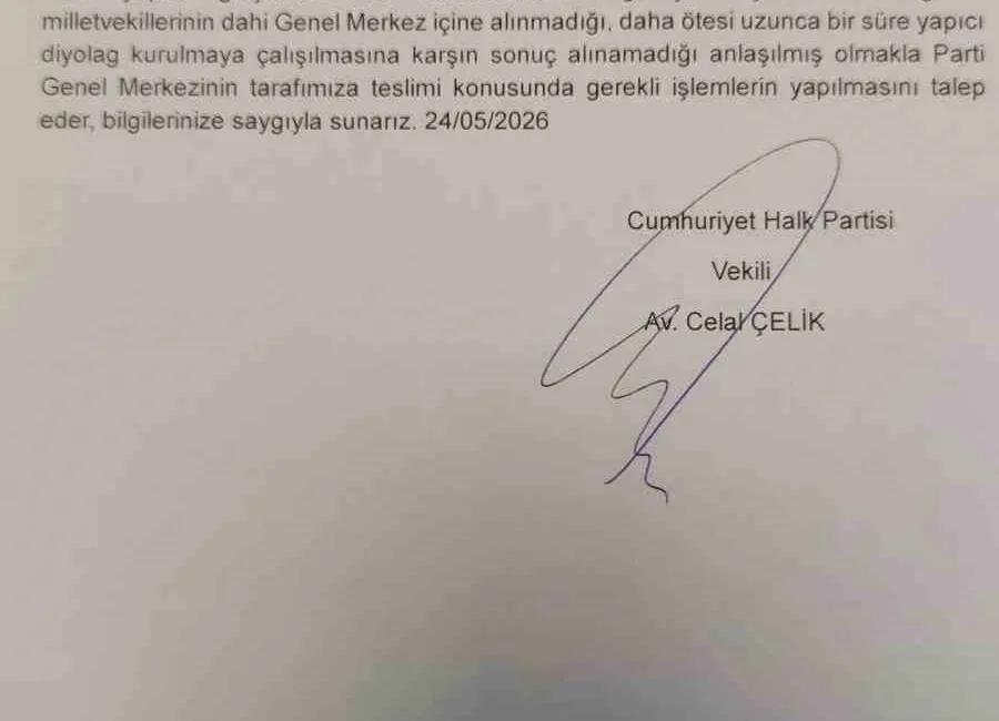 Cumhuriyet Halk Partisi (CHP) Genel Başkanı Kemal Kılıçdaroğlu’nun avukatı Celal