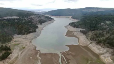Kastamonu’da kış mevsimi ve bahar yağmurlarına rağmen Karaçomak Barajı’nda su