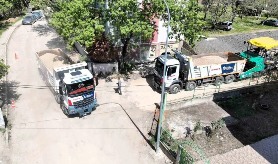 Körfez ilçesi Mimar Sinan Mahallesi’nde 56 sokakta toplam 22 kilometrelik