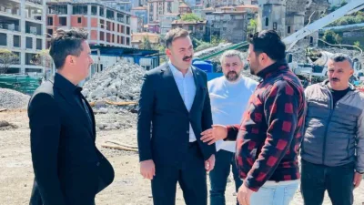 AK Parti İl Başkanı Mustafa Çağlayan, Lavuar Alanında çalışmaların yeniden