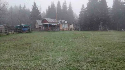 Sakarya’nın Hendek ilçesindeki yüksek rakımlı Çiğdem Yaylası’nda mayıs ayında kar