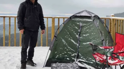 Karabük’ün Safranbolu ilçesinde mayıs ayının son günlerinde etkili olan kar