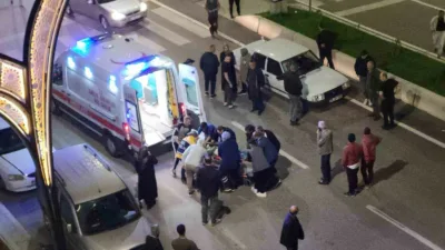 Karabük’te yaya geçidinden otomobilin çarptığı yaya yaralandı. Kaza, gece saatlerinde