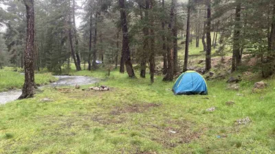 Bolu’nun Aladağlar bölgesinde piknik yapan akraba grubunun bulunduğu alana yıldırım