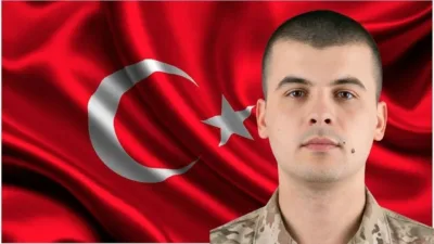 İzmir’de vatani görevini yaptığı sırada hayatını kaybeden 20 yaşındaki Piyade