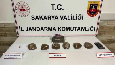 Sakarya’da jandarma ekiplerince 2 ilçede uyuşturucu madde satıcılarına yönelik düzenlenen