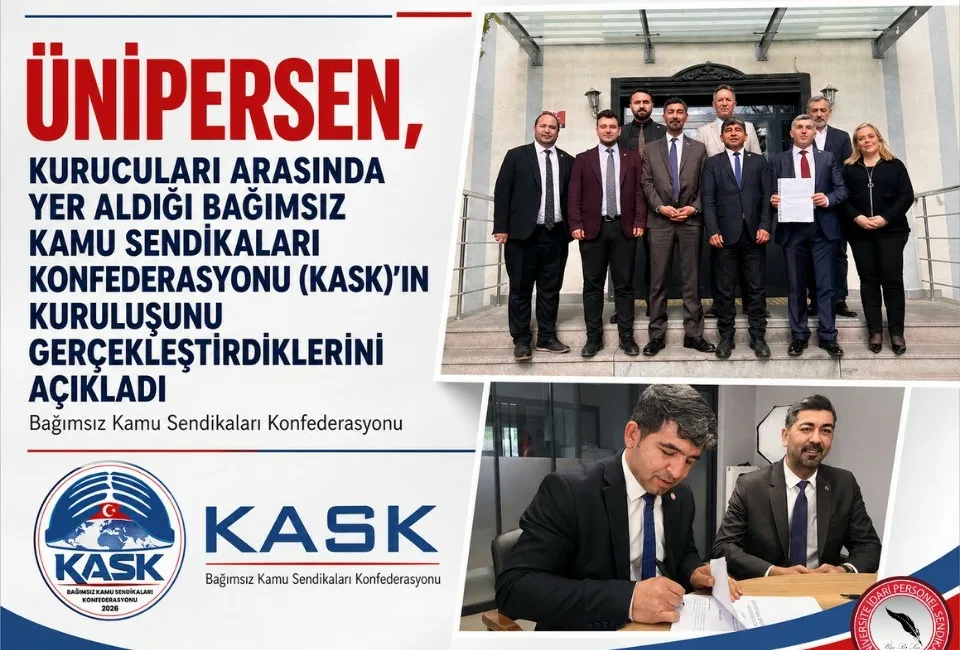 Üniversite İdari Personel Sendikası’nın (ÜNİPERSEN) kuruluşunda yer aldığı ve 5