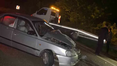 Kastamonu’dan Bartın’a yolda kalan bir aracı almak için giden çekiciye,