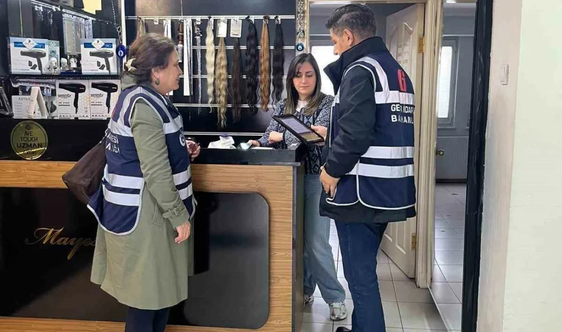 Zonguldak Defterdarlığı Denetim Ekipleri, hafta sonu il genelindeki kuaför ve